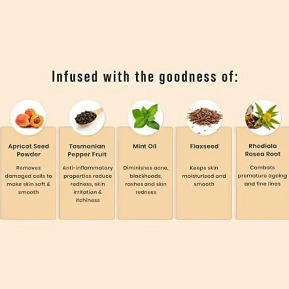 🔥clearance🔥 Sirona Natural Exfoliating Face Wash Facial Cleanser - Apricot - Picture 3 of 3